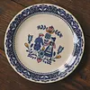 Vintage English Ceramic Coffee Cups and Saucers - Fairy Tale Couple Tableware