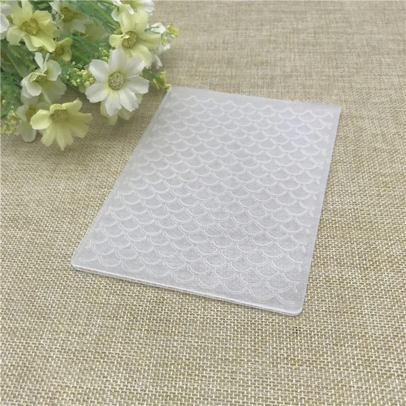 Shell DIY Plastic Embossing Folders for DIY Scrapbooking Paper Craft/Card Making Decoration Supplies