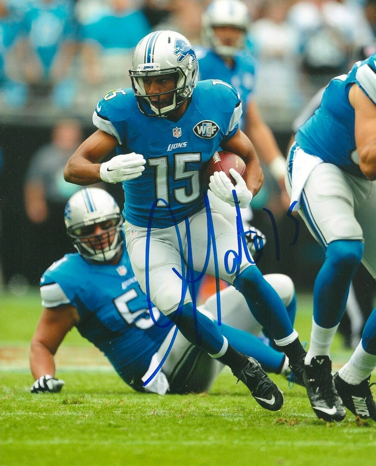 Golden Tate Autographed Signed 8x10 Photo Poster painting ( Lions ) REPRINT