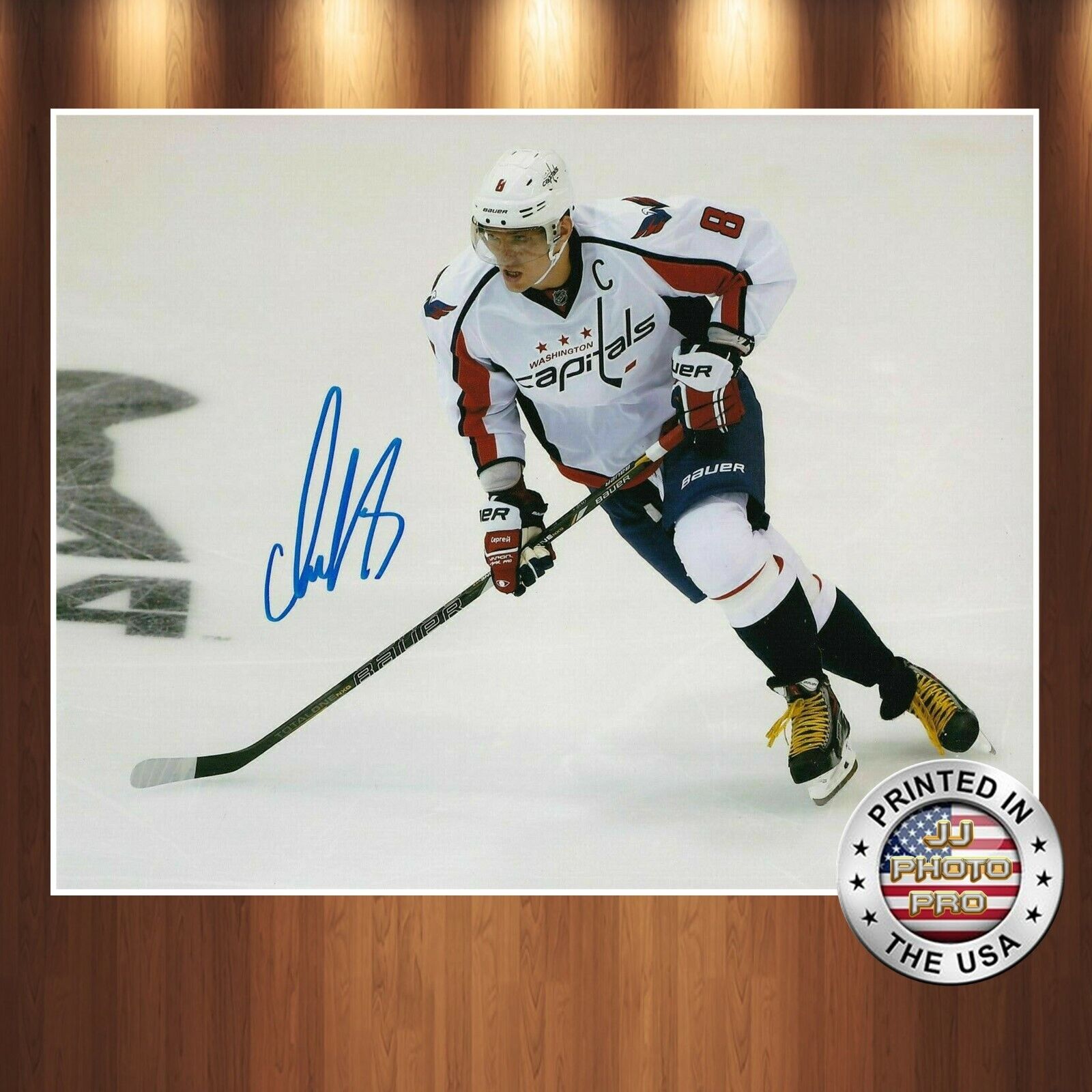 Alex Ovechkin Autographed Signed 8x10 Photo Poster painting Premium REPRINT