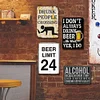 4pcs - Vintage Metal Signs(12*16Inch)   - Bar