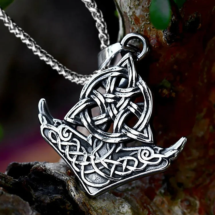 Coutureaura Celtic Knot Anchor Necklace