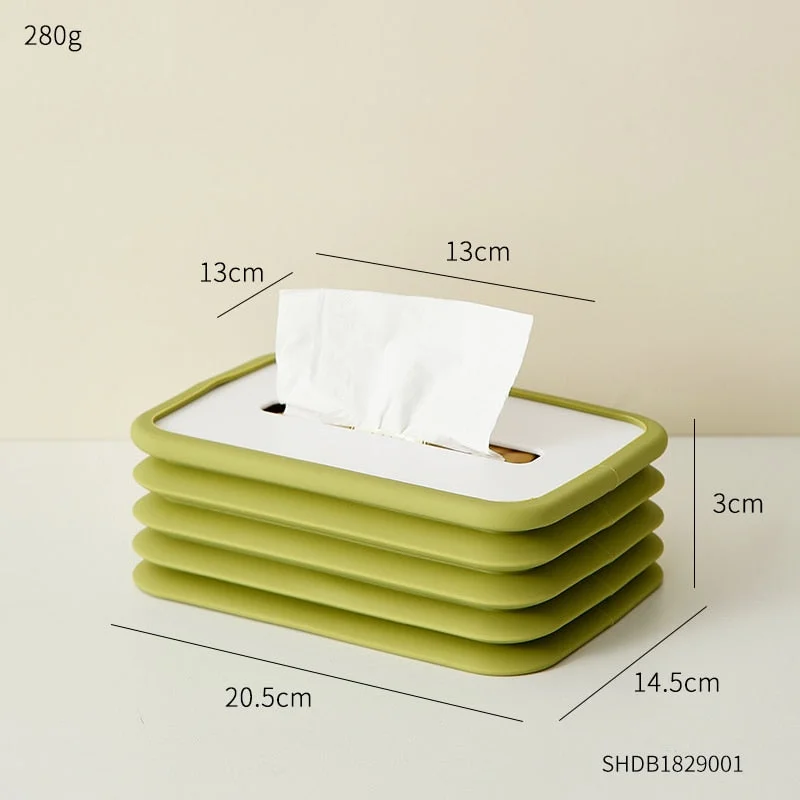 Tissue Boxes Modern Car Tissue Holder Napkins Holder Wipes Case Home Decoration Accessories Removable Tissue