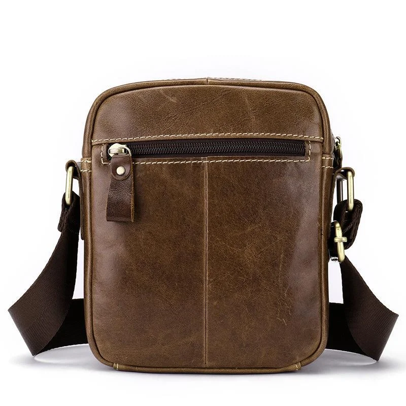 Men's Casual Zipper Crossbody Packs Shoulder Bag With Large Capacity