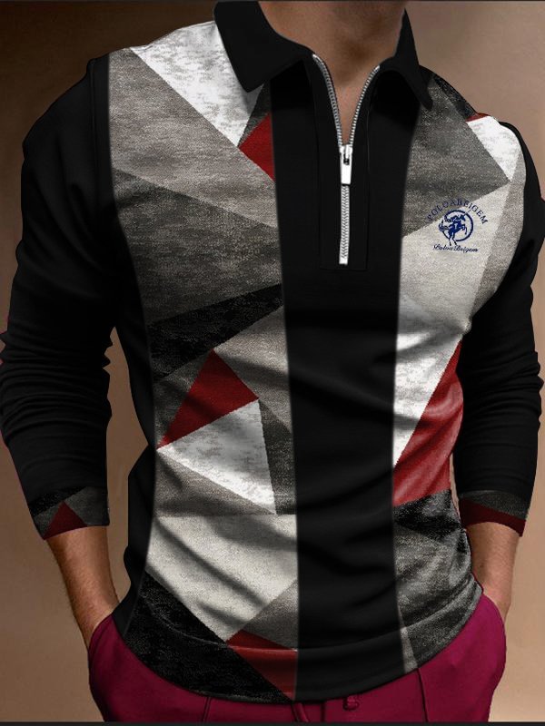 Men's Lapel Polo Shirt