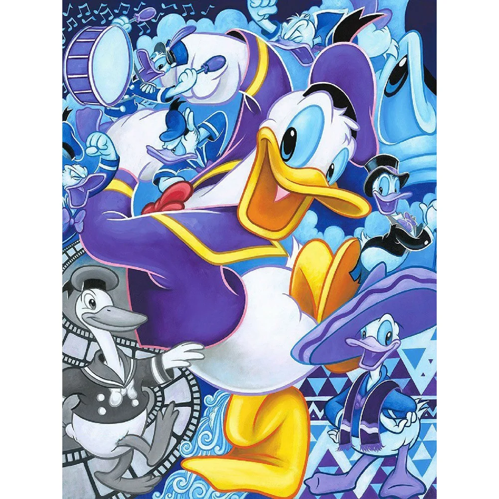 Full Round Diamond Painting - Donald Duck(30*40cm)