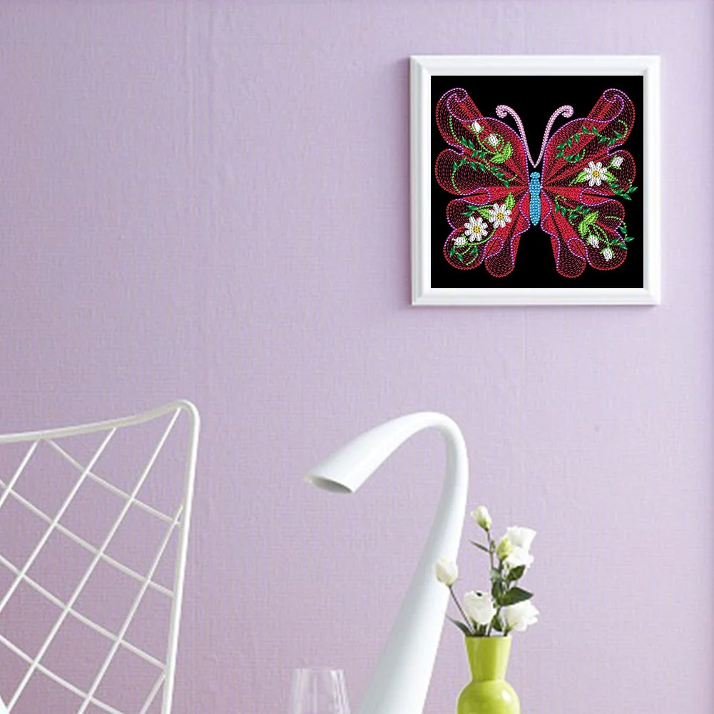 Special Shape Diamond Painting 30*30cm - Butterfly