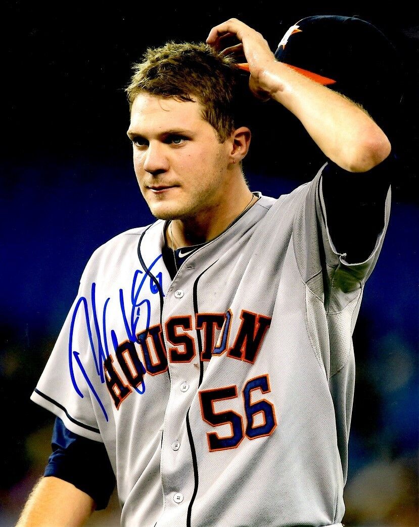 Signed 8x10 PAUL CLEMENS Houston Astros Photo Poster painting - COA