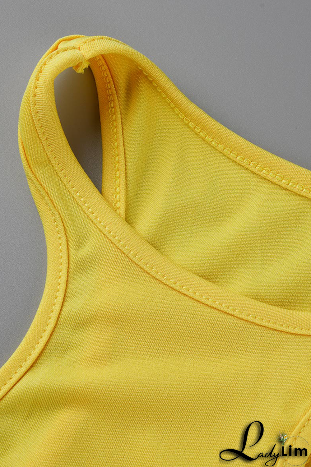 White Fashion Print Patchwork O Neck Sleeveless Two Pieces