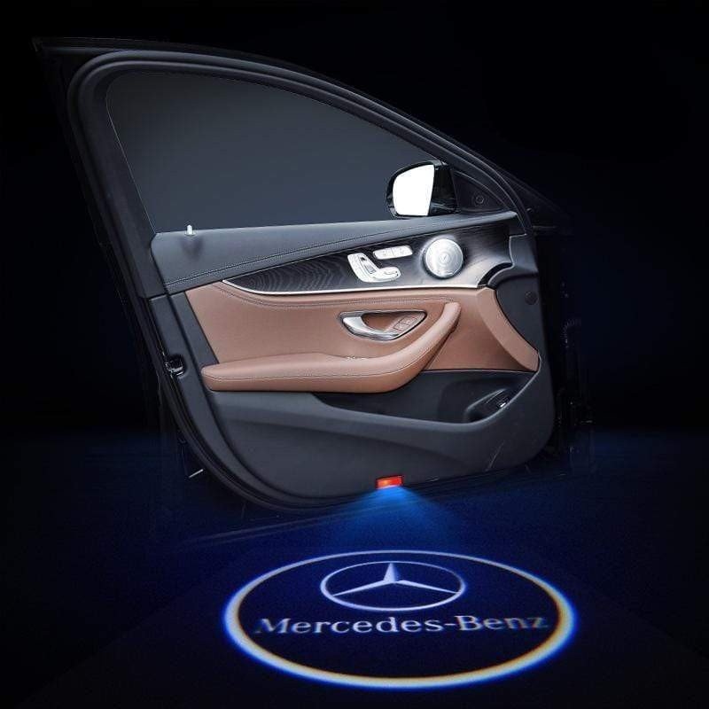 2X Mercedes Shadow Light Logo Door Courtesy LED Projector Ghost Laser for Mercedes-Benz voiturehub dxncar