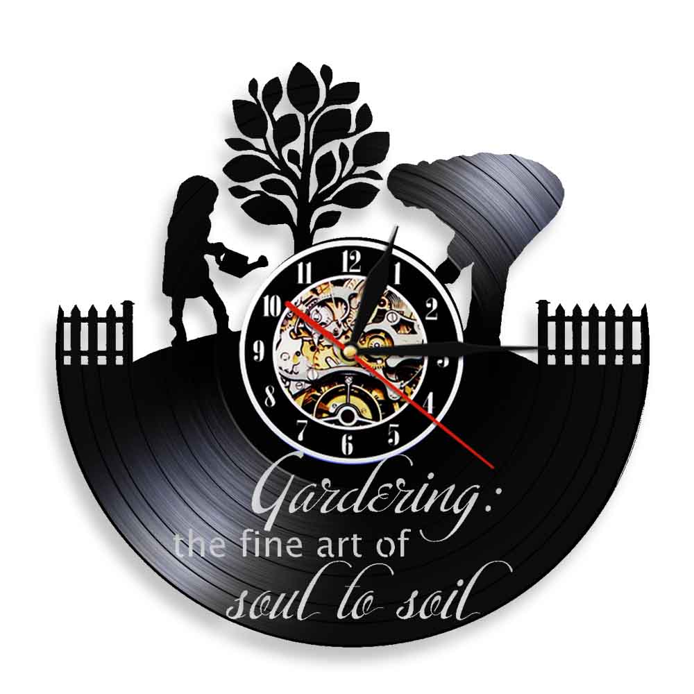 

The Fine Art Of Soul To Soil Gardening V - Vinyl Record Wall Clock - Without LED, 501 Original