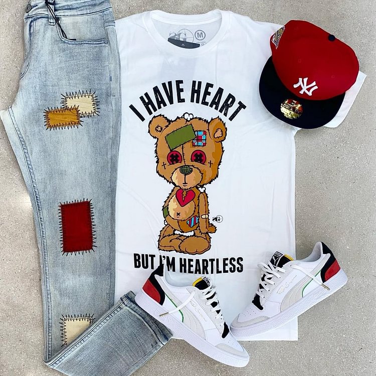 Fashion Printed Short Sleeve T-Shirt 4211&3895