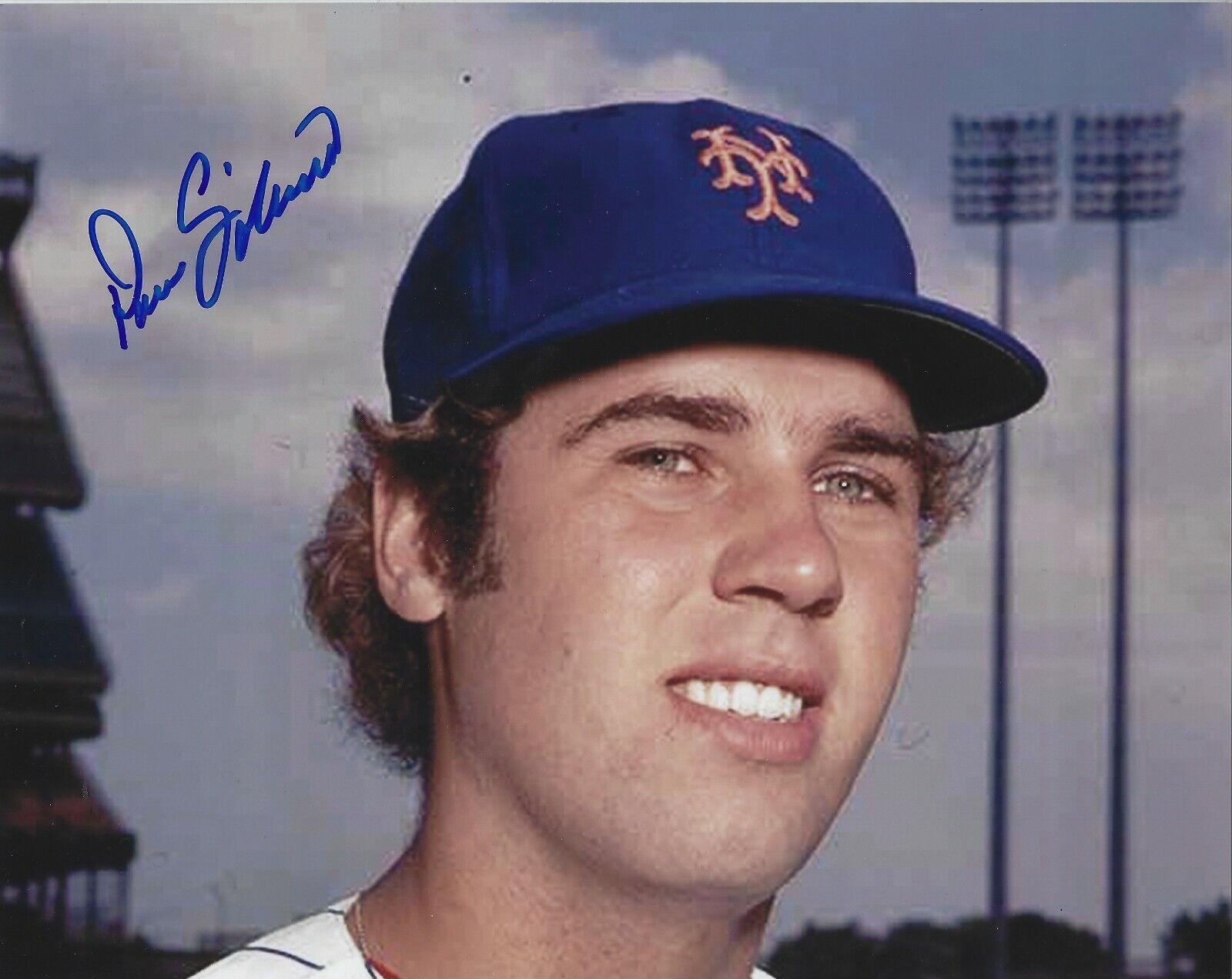 Signed 8x10 PAUL SIEBERT New York Mets Autographed Photo Poster painting - COA