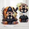 Acrylic Special Shaped Halloween Table Top Diamond Painting Ornament Kit