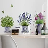 Beautiful Flower Plants Wall Sticker Love Home Cabinet Decor