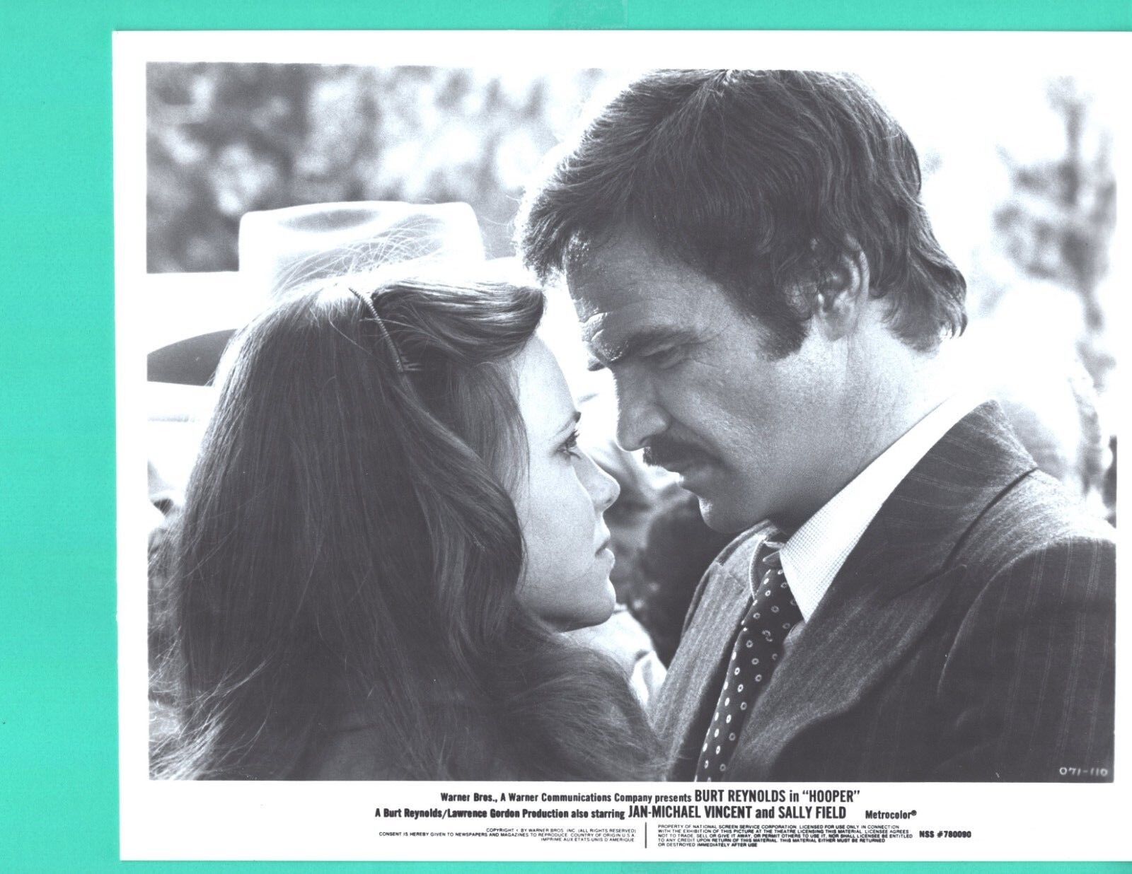 BURT REYNOLDS SALLY FIELD Movie Stars 1978 Promo Photo Poster painting 8x10 Hooper