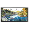 Coastal City-14CT Stamped Cross Stitch 104*57cm/40.94*22.44in(Big Size)
