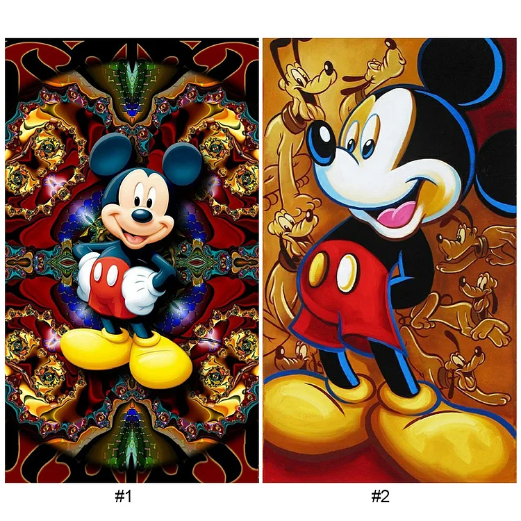 Disney Mickey Mouse - Full Round Drill Diamond Painting - 40*70CM(Canvas)