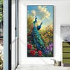 (40*70cm)Peacock - Full Round Drill Diamond Painting