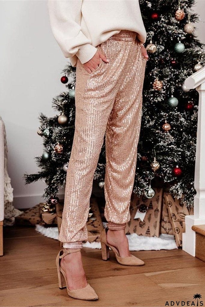 Show Your Sparkle Sequin Joggers
