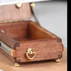 Mini Black Walnut Oil Painting Box Watercolor Box