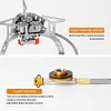 Camping gas stove 6800W, portable outdoor camping stove, foldable camping gas stove