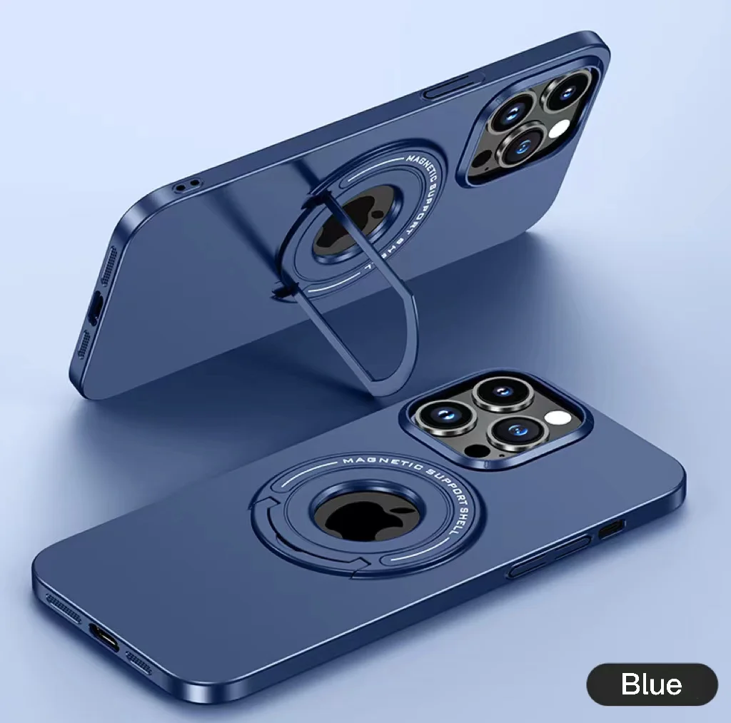 Suitable for iPhone 13/14 Series Magnetic Invisible Bracket Phone Case