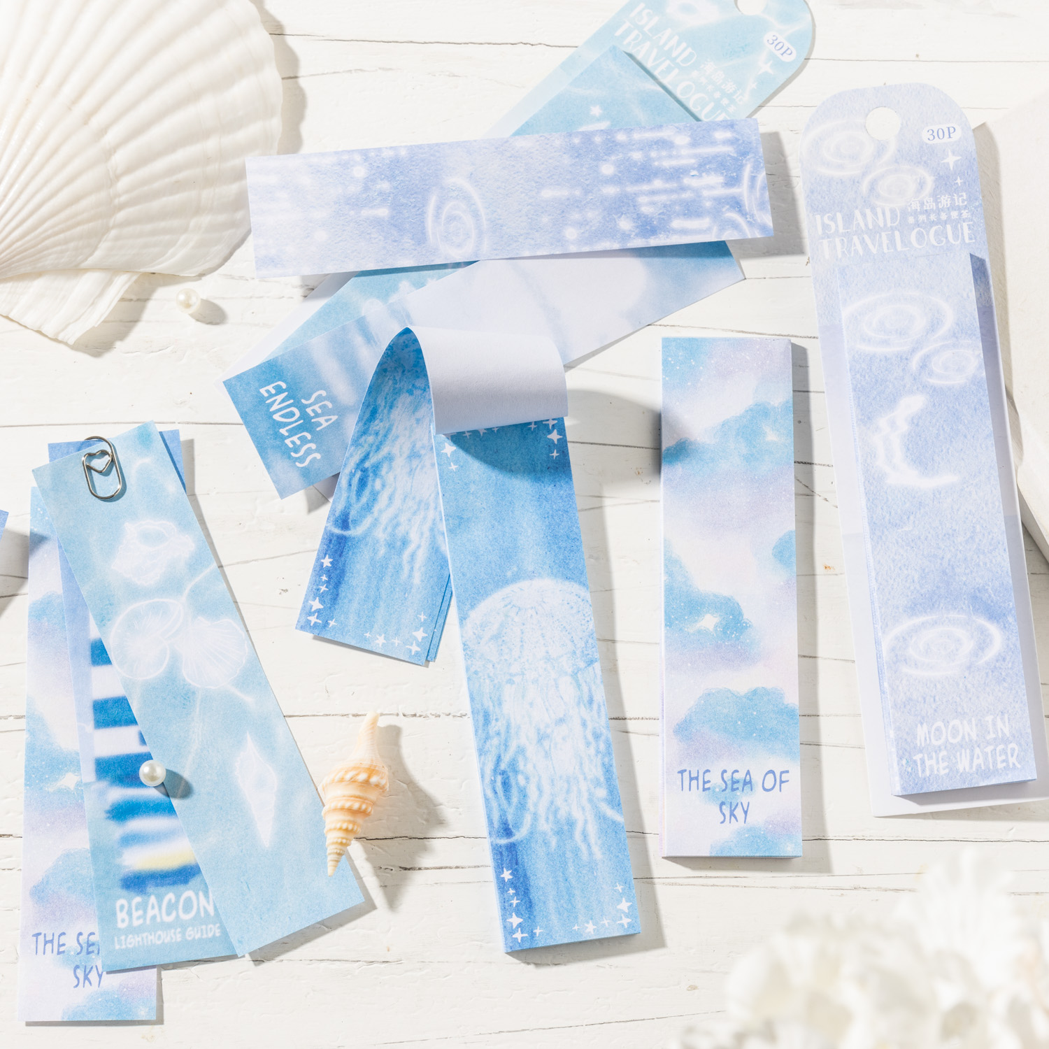 메모장 - 섬 여행기 시리즈 INS 여행 하늘 바다 조경