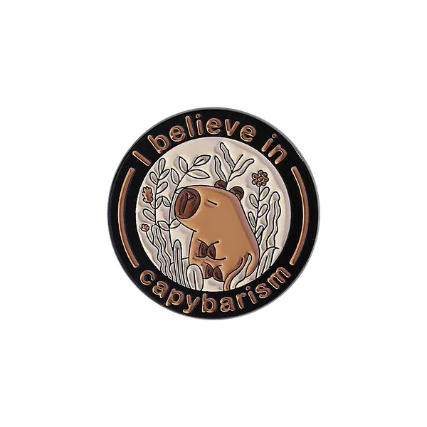 Foto del pin Capibara Feliz Zen