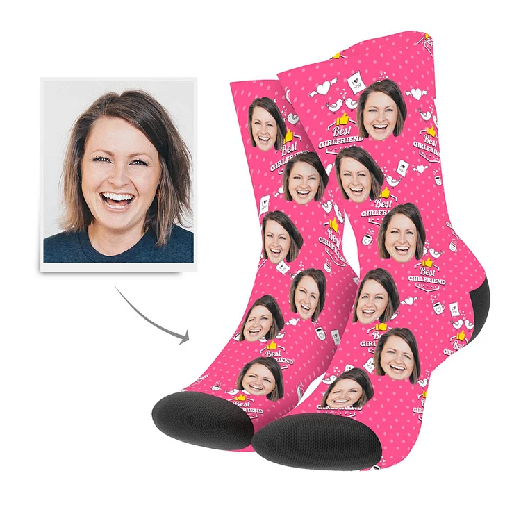 Custom Best Girlfriend Socks