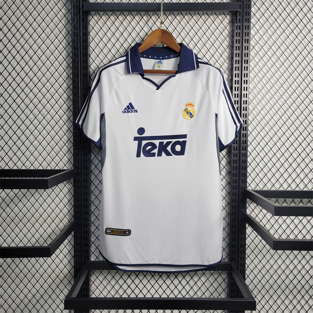 Retro Real Madrid 00-01 Home Stadium Jersey