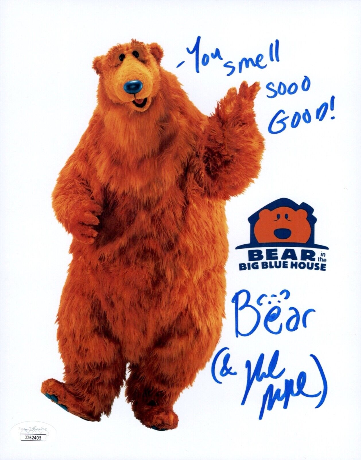 NOEL MACNEAL Signed BEAR IN THE BIG BLUE HOUSE 8x10 Photo Poster painting Autograph JSA COA Cert