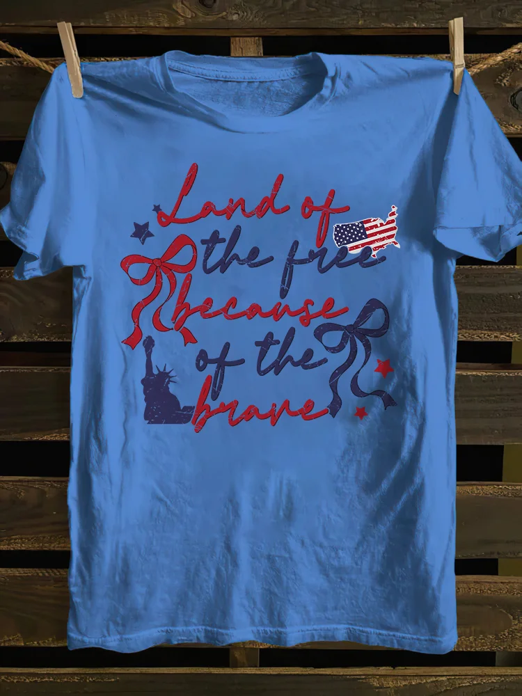 Land Of The Free Because Of The Brave T-shirt