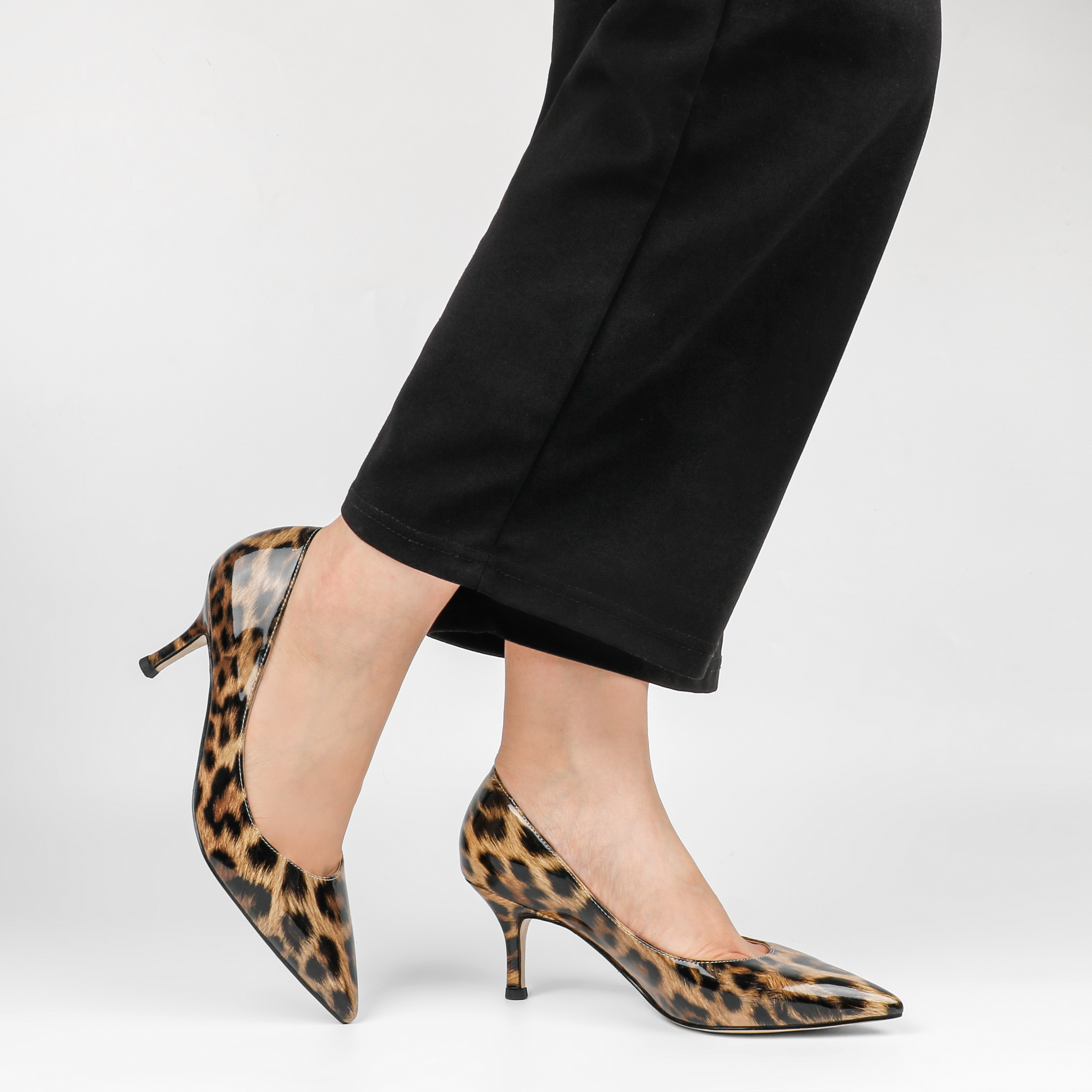 2.36" Kitten Heels Pumps Comfortable Women Daily Shoes-MERUMOTE