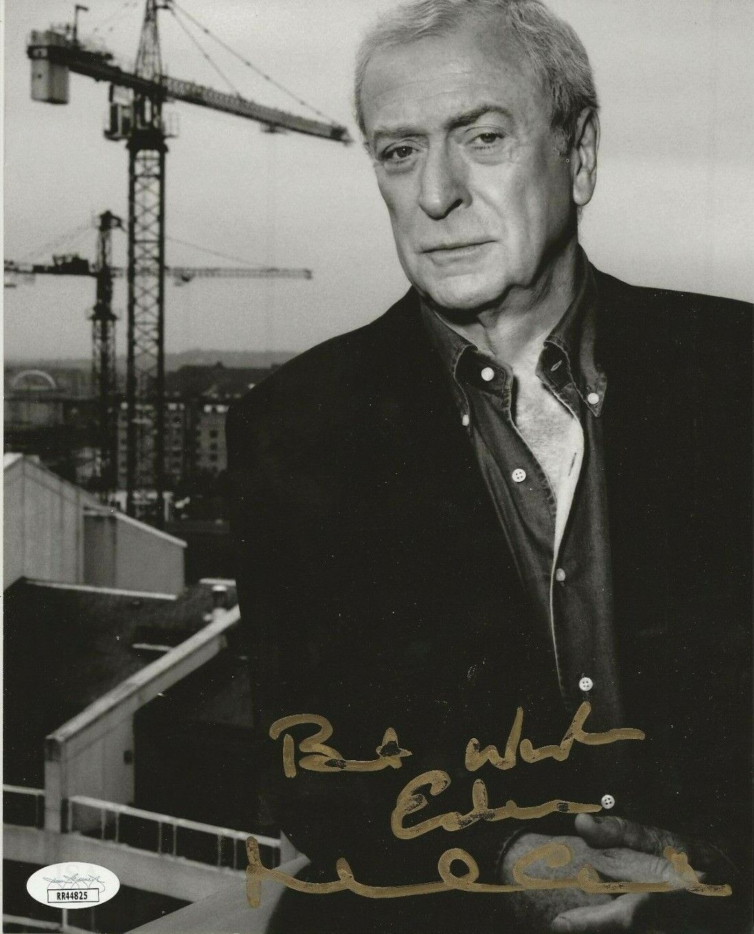 Michael Caine REAL hand SIGNED Photo Poster painting #3 JSA COA Autographed Batman Dark Knight