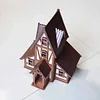 Fairytale Wooden House Gothic Traditional Attic House Castle