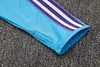 Joyfball 2025/2026 Real Madrid Half-Pull Training Suit Light blue Retro Version Football Shirt 1:1 Thai Quality