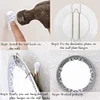 U-shaped plate invisible spring hanging plate hook decorative plate metal hoo