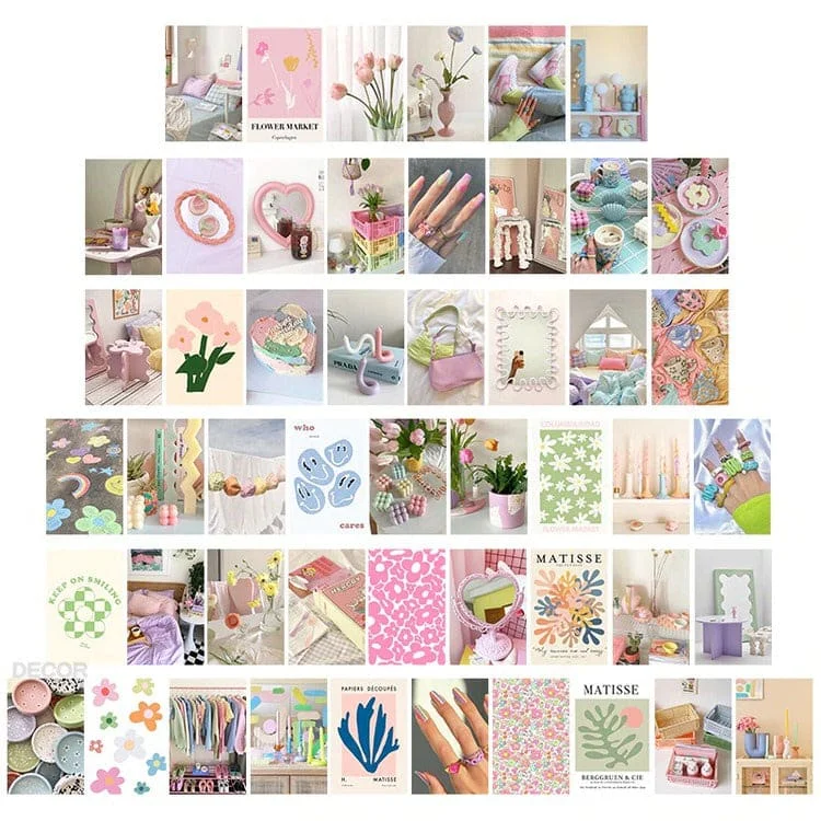 Colorful Wall Collage Kit