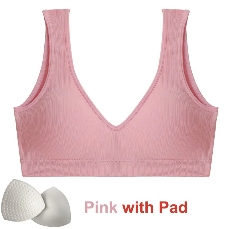 Women Crop Top Sexy Push Up Brassiere Tube Tops Seamless Bra Tank Top Bralette Lingerie for Female Underwear Backless Intimates
