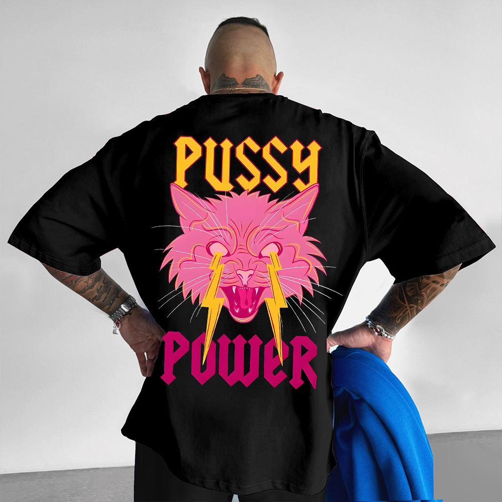 Pussy Power Unisex Casual Printed T-Shirt