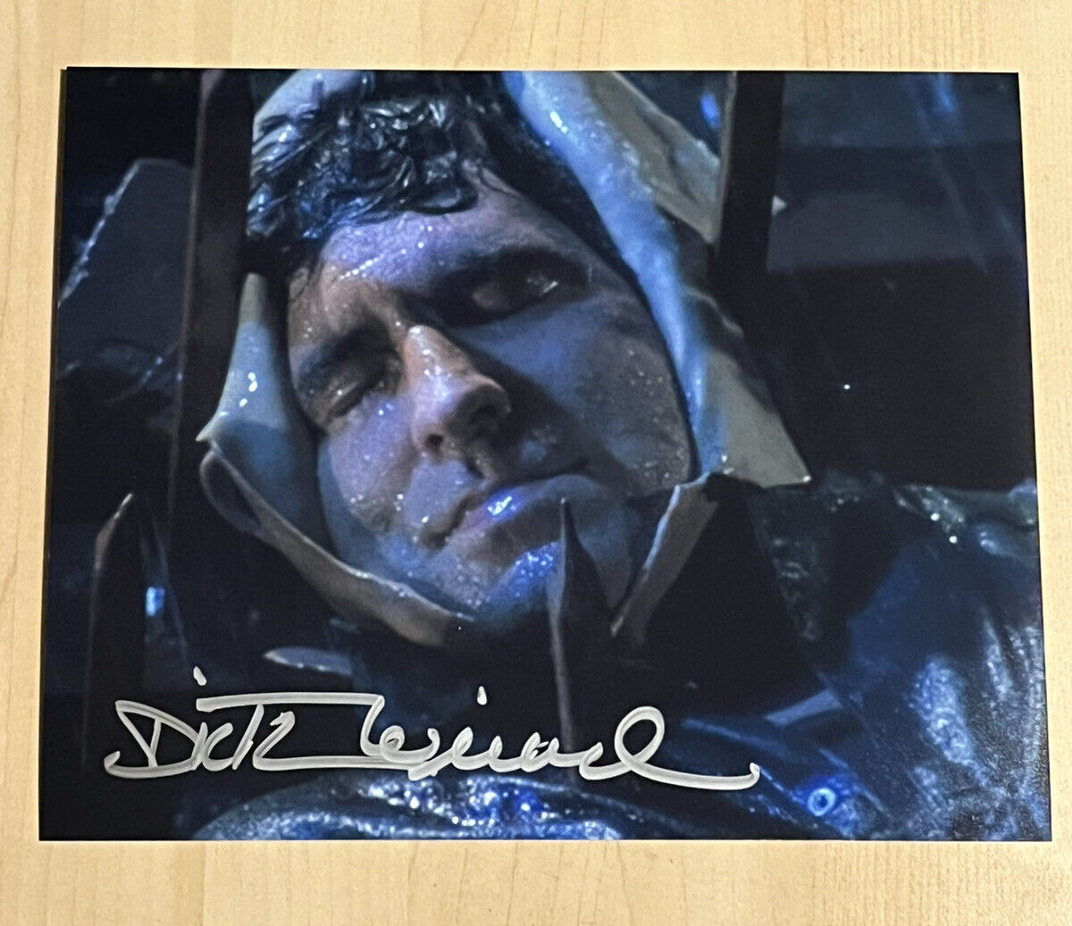 DICK WIEAND HAND SIGNED 8x10 Photo Poster painting ACTOR AUTOGRAPHED FRIDAY THE 13th COA