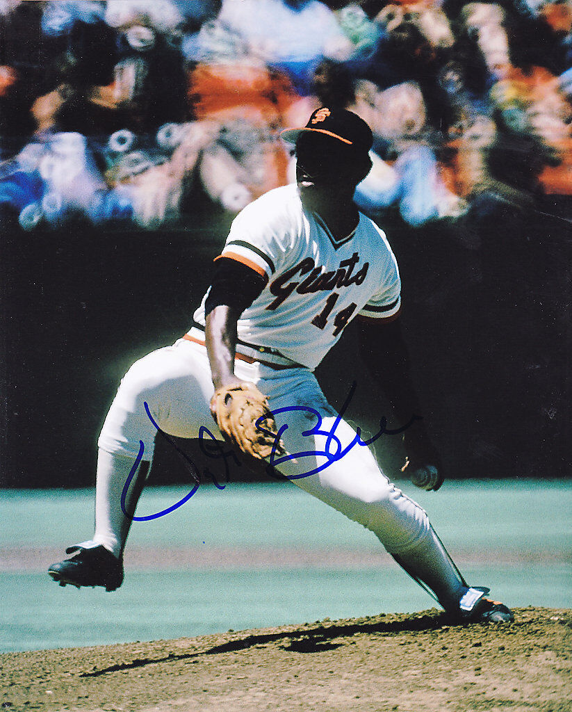 VIDA BLUE SAN FRANCISCO GIANTS ACTION SIGNED 8x10