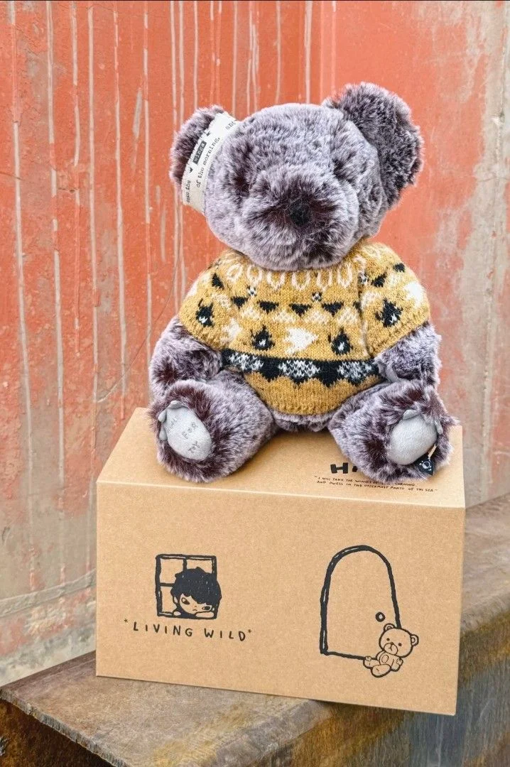 【Pre-Sale】Magic Play popmart Bubble Mart Hirono Living Wild - Snow Frost Plush Bear Plush Figure