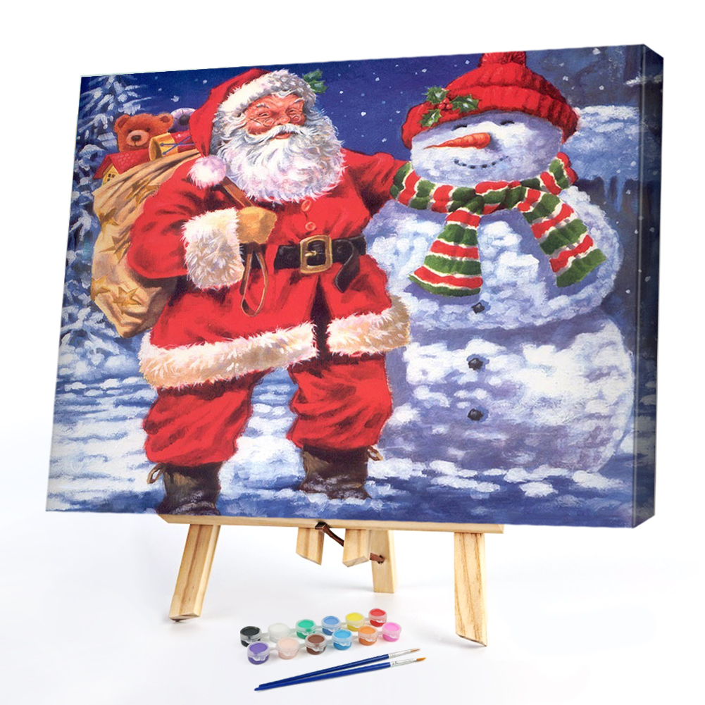 

50*40CM - Paint By Numbers - Santa Claus, 501 Original