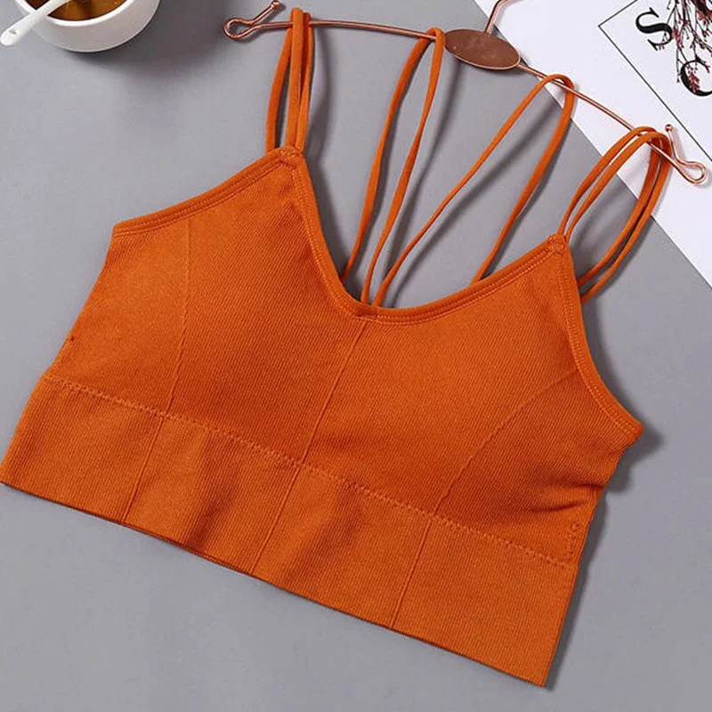 Solid Color Sexy Tank Crop Tops Women Fashion Basic Crop Top Streetwear Sleeveless Camis Cool Girls Cropped Tee Camisole Femme