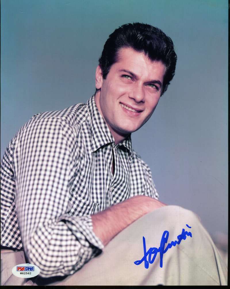 Tony Curtis Hand Signed Psa/dna Coa 8x10 Photo Poster painting Authentic Autograph