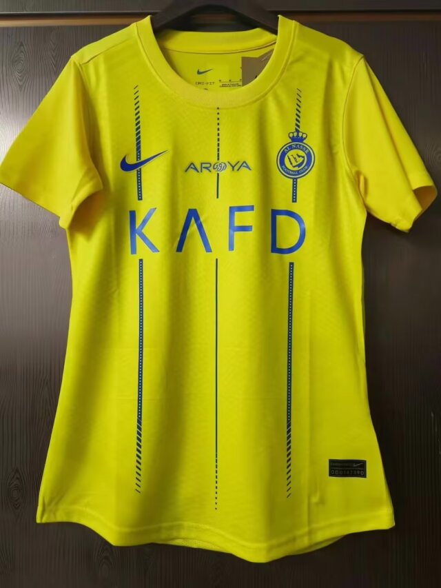 23/24 Al-Nassr Home Women Football Shirt Thai Quality