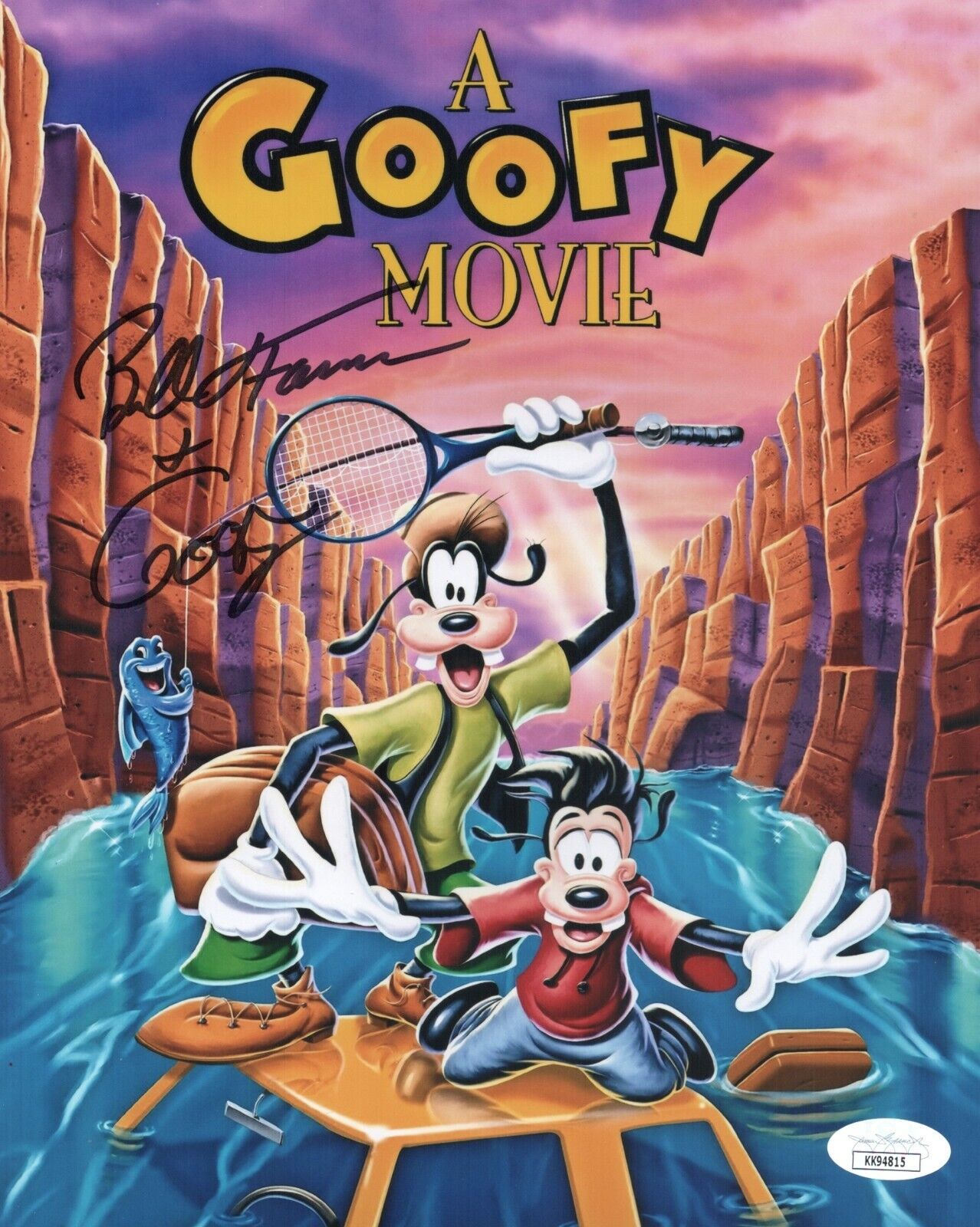 BILL FARMER Signed 8x10 A GOOFY MOVIE Goofy Photo Poster painting Disney Autograph JSA COA Cert