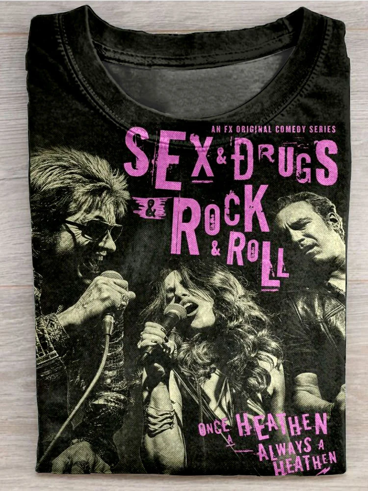 Teecade Teecade Sex and Drugs T-shirt